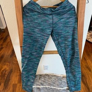 RBX teal cropped leggings